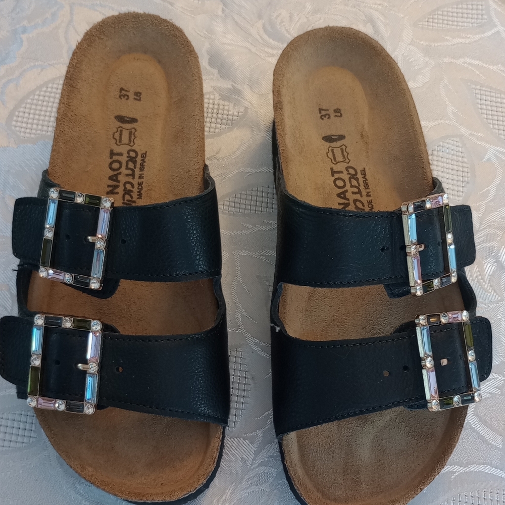 Santa Rosa Black Naot Sandals
